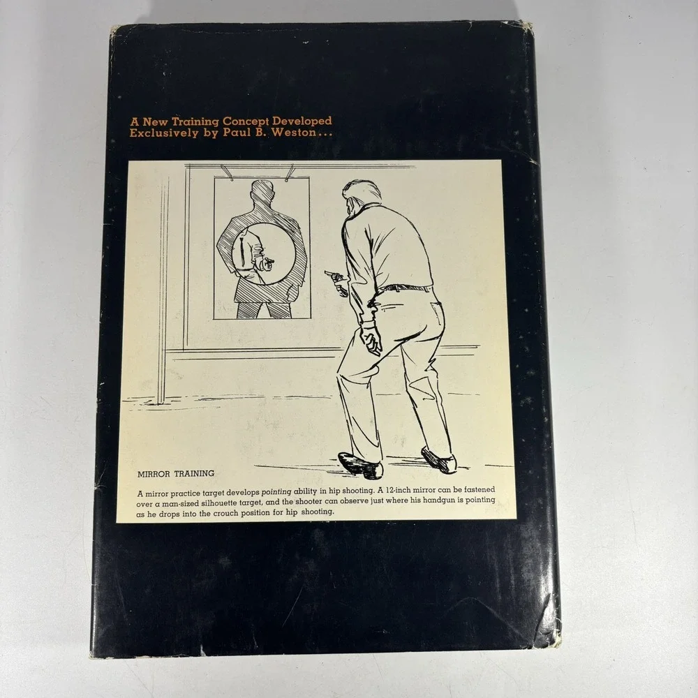 the Handbook of Handgunning by Paul B. Weston pistol shooting 1968 Vintage HC DJ